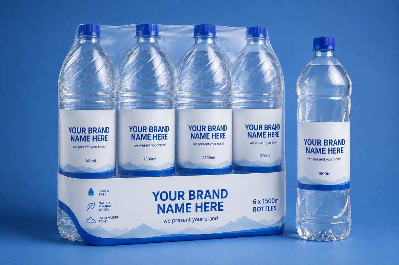Bulk 1500ml Crate Bottle